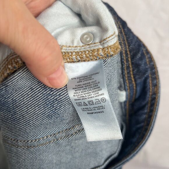 LOFT The Barrel Denim Jeans Slouchy Boho Streetwear Skater Size 30/10* - Picture 9 of 10